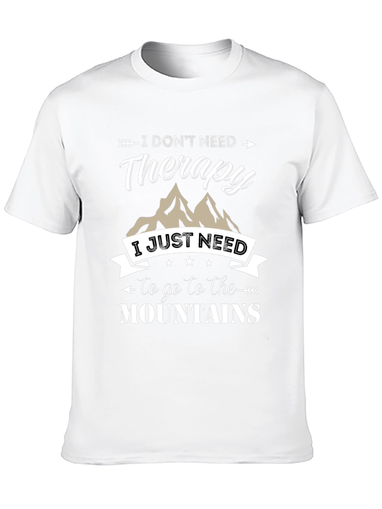 Mountain Therapy Graphic Tee - Adventure Awaits