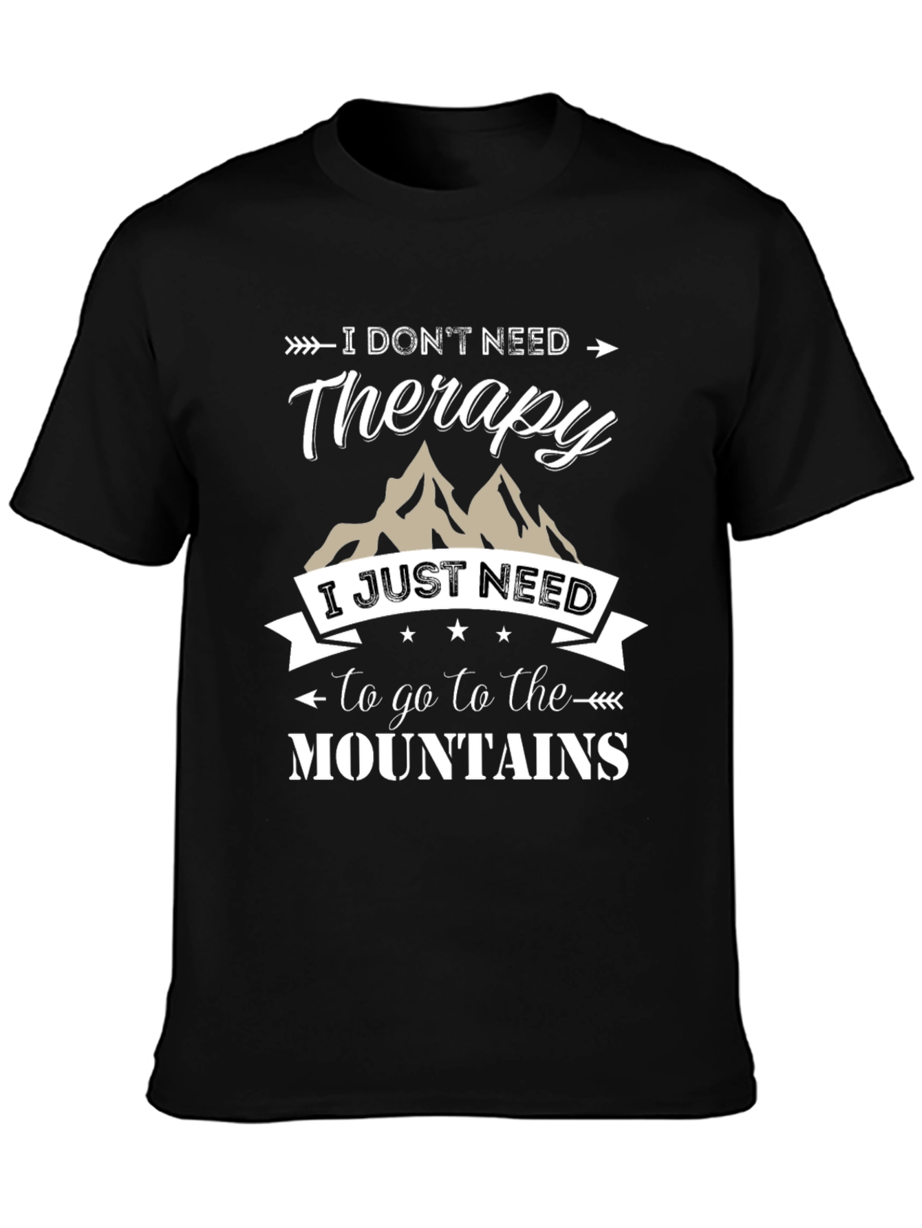 Mountain Therapy Graphic Tee - Adventure Awaits