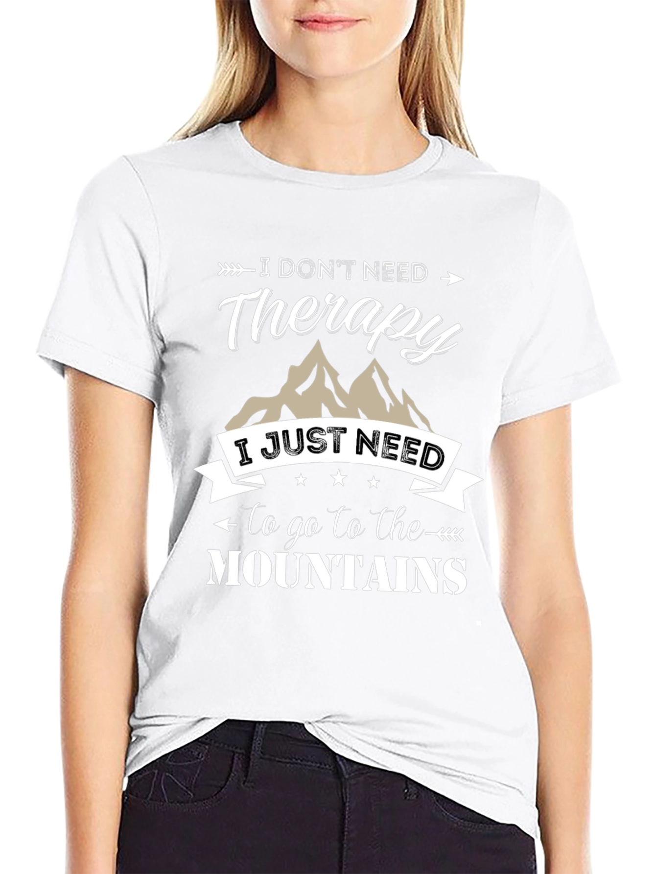Mountain Therapy Graphic Tee - Adventure Awaits