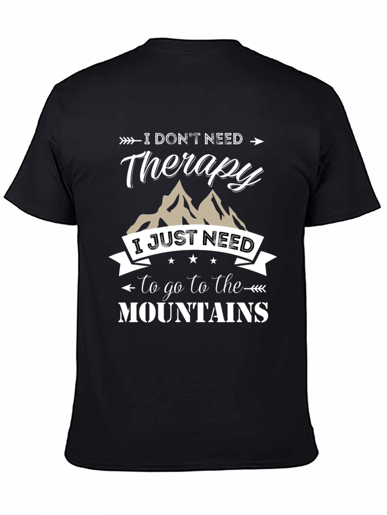 Mountain Therapy Graphic Tee - Adventure Awaits