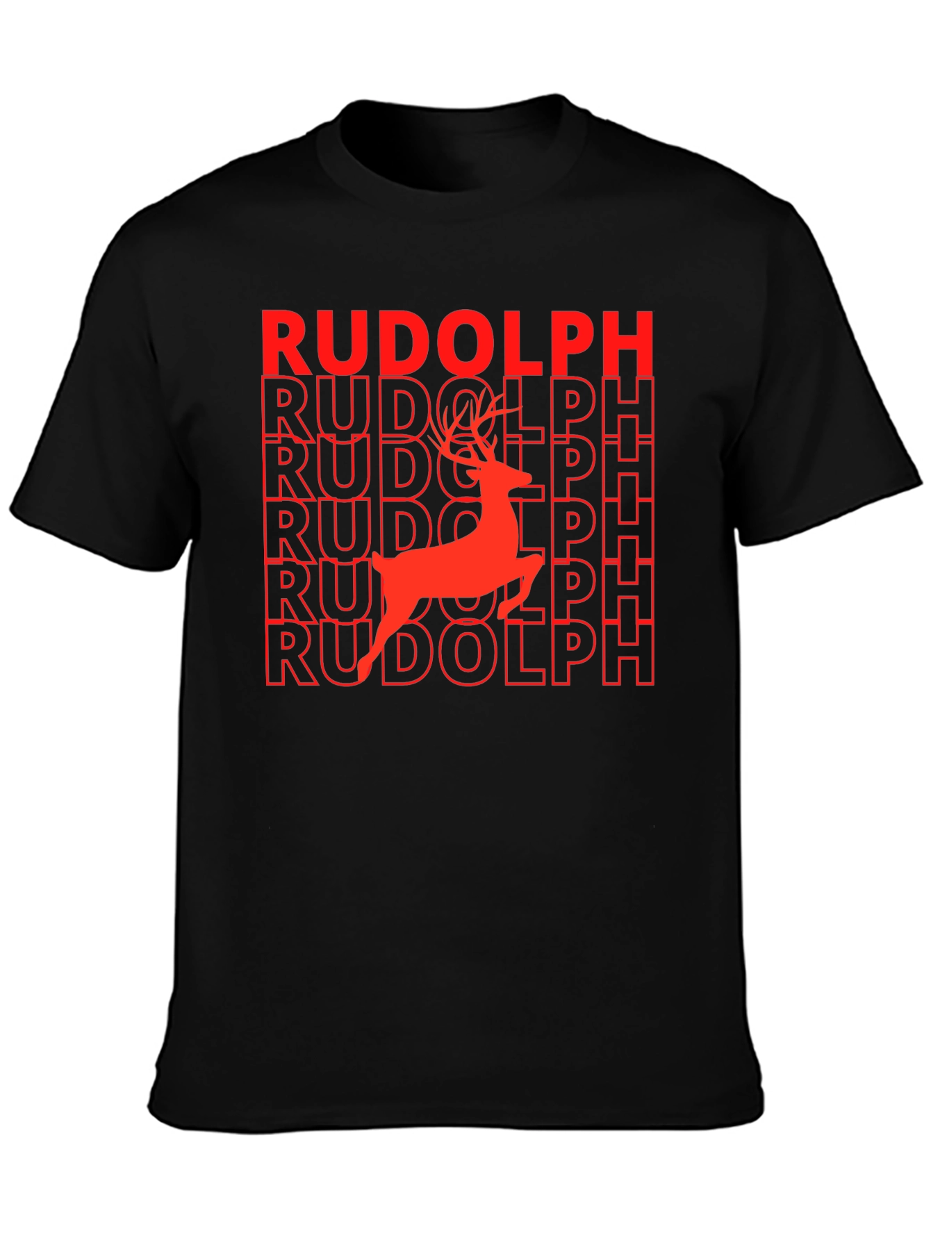 Rudolph Reindeer Graphic T-Shirt