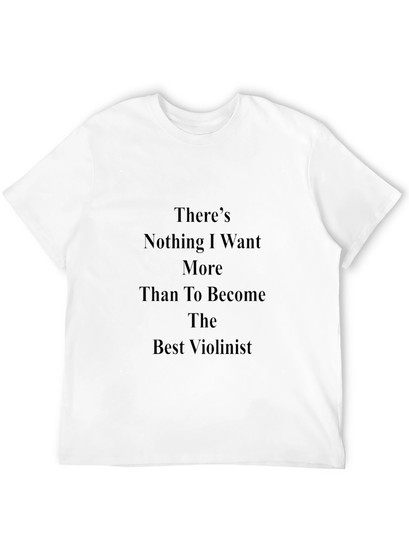 Violinist Dream T-Shirt - Black Cotton Tee