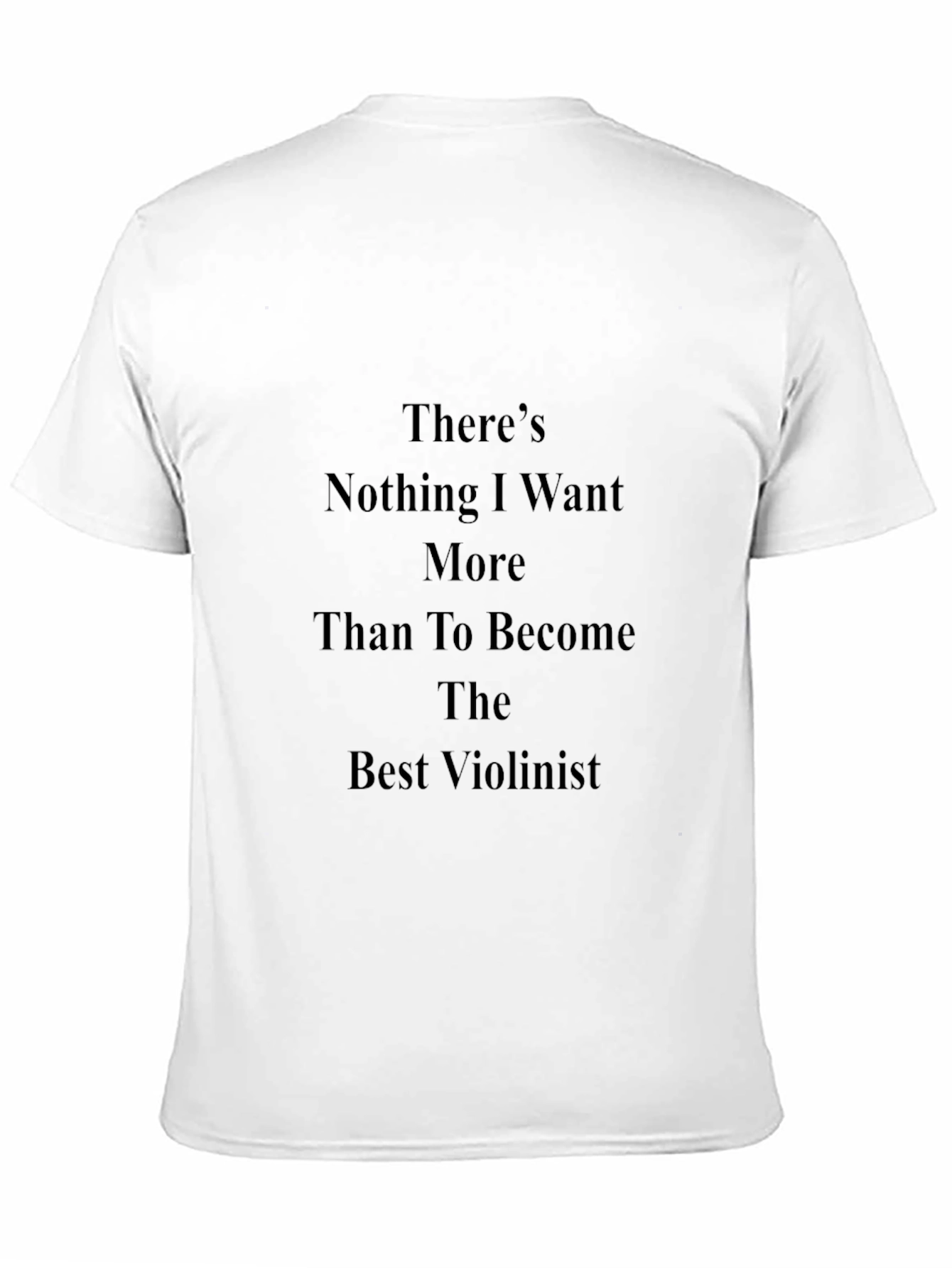 Violinist Dream T-Shirt - Black Cotton Tee