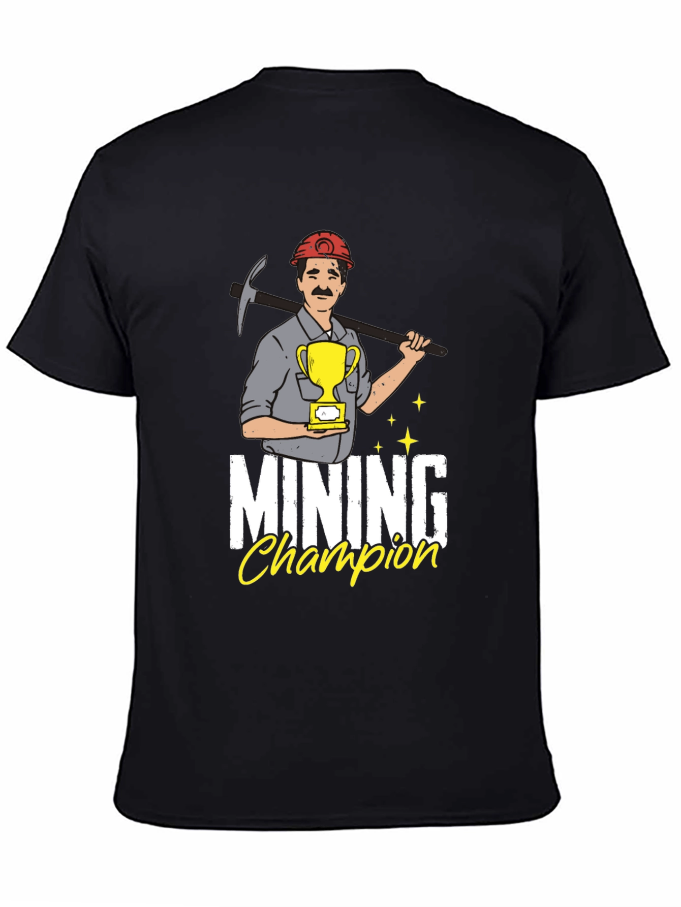 Mining Champion Graphic Tee - Black