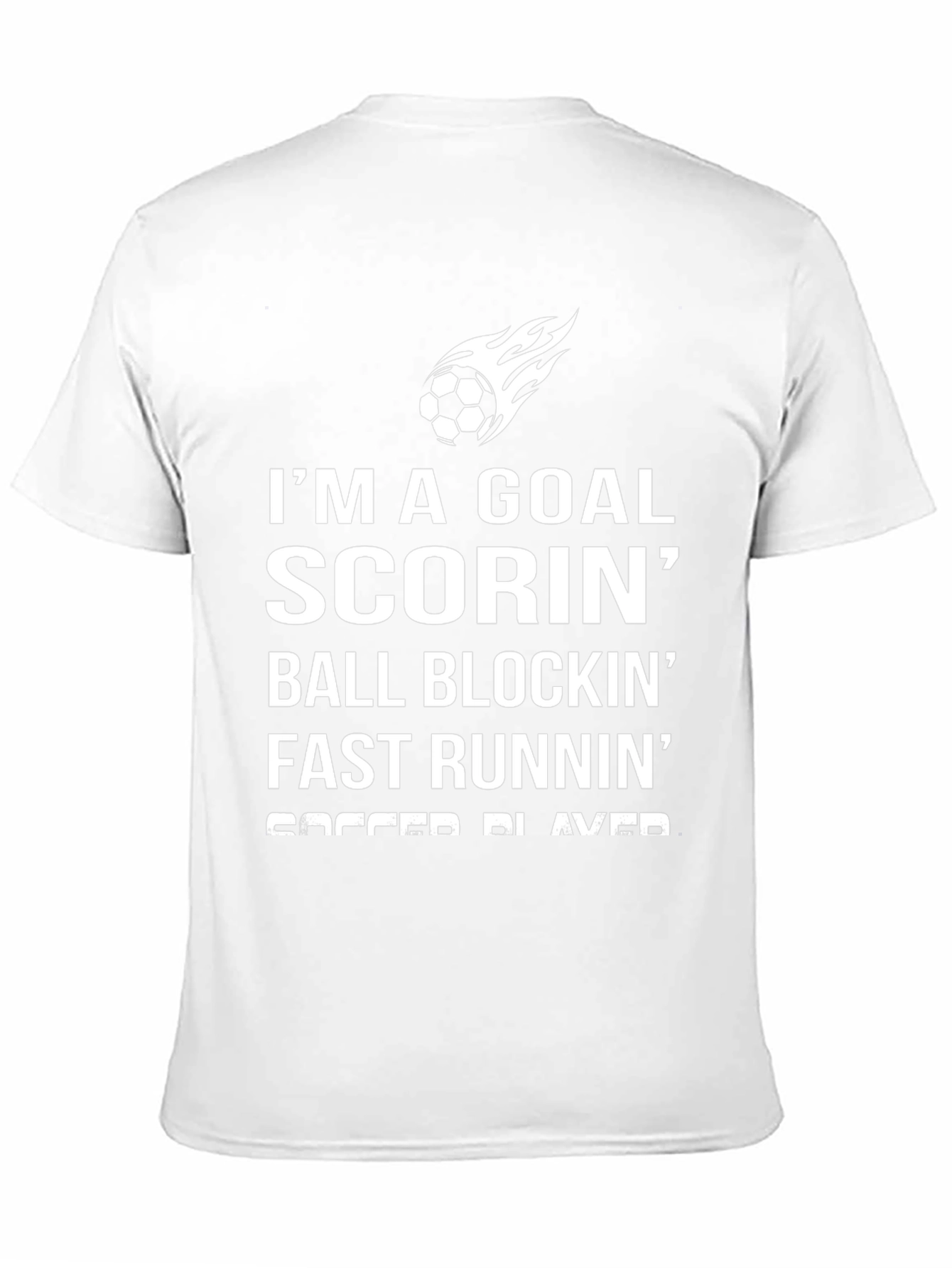 Goal Scorin Soccer Player Graphic T-Shirt
