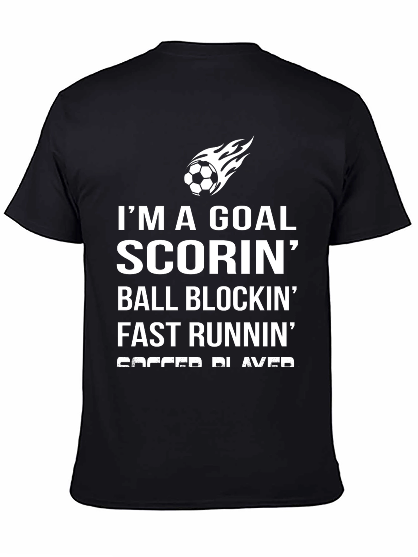 Goal Scorin Soccer Player Graphic T-Shirt