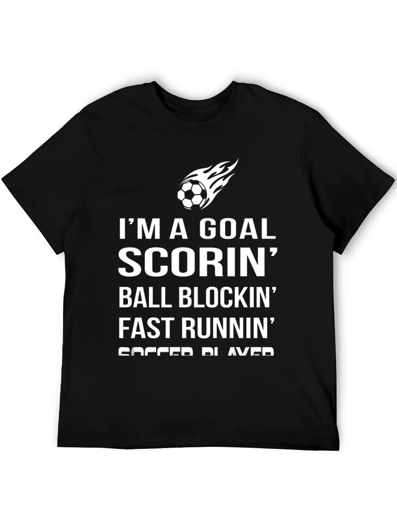 Goal Scorin Soccer Player Graphic T-Shirt