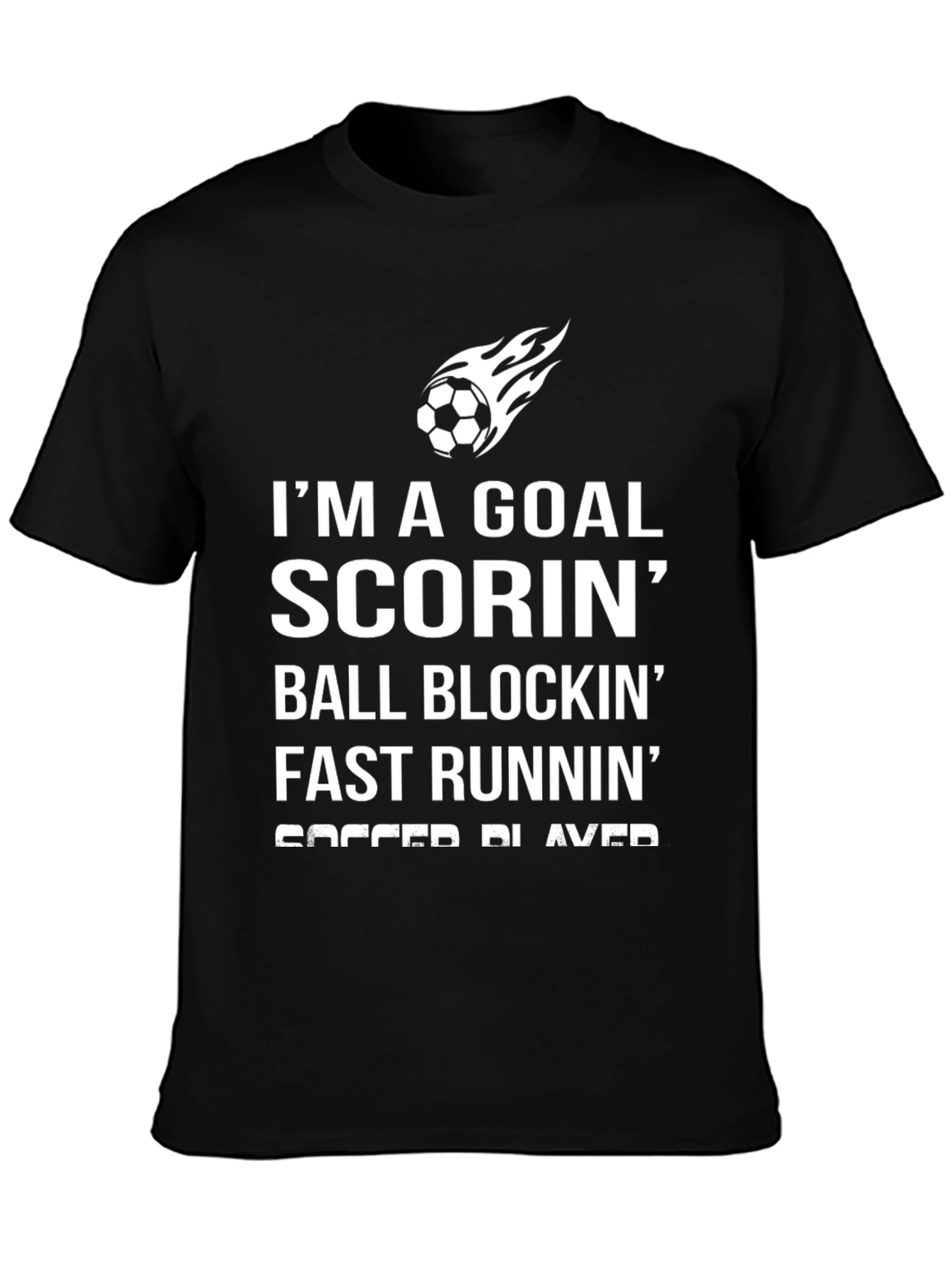 Goal Scorin Soccer Player Graphic T-Shirt