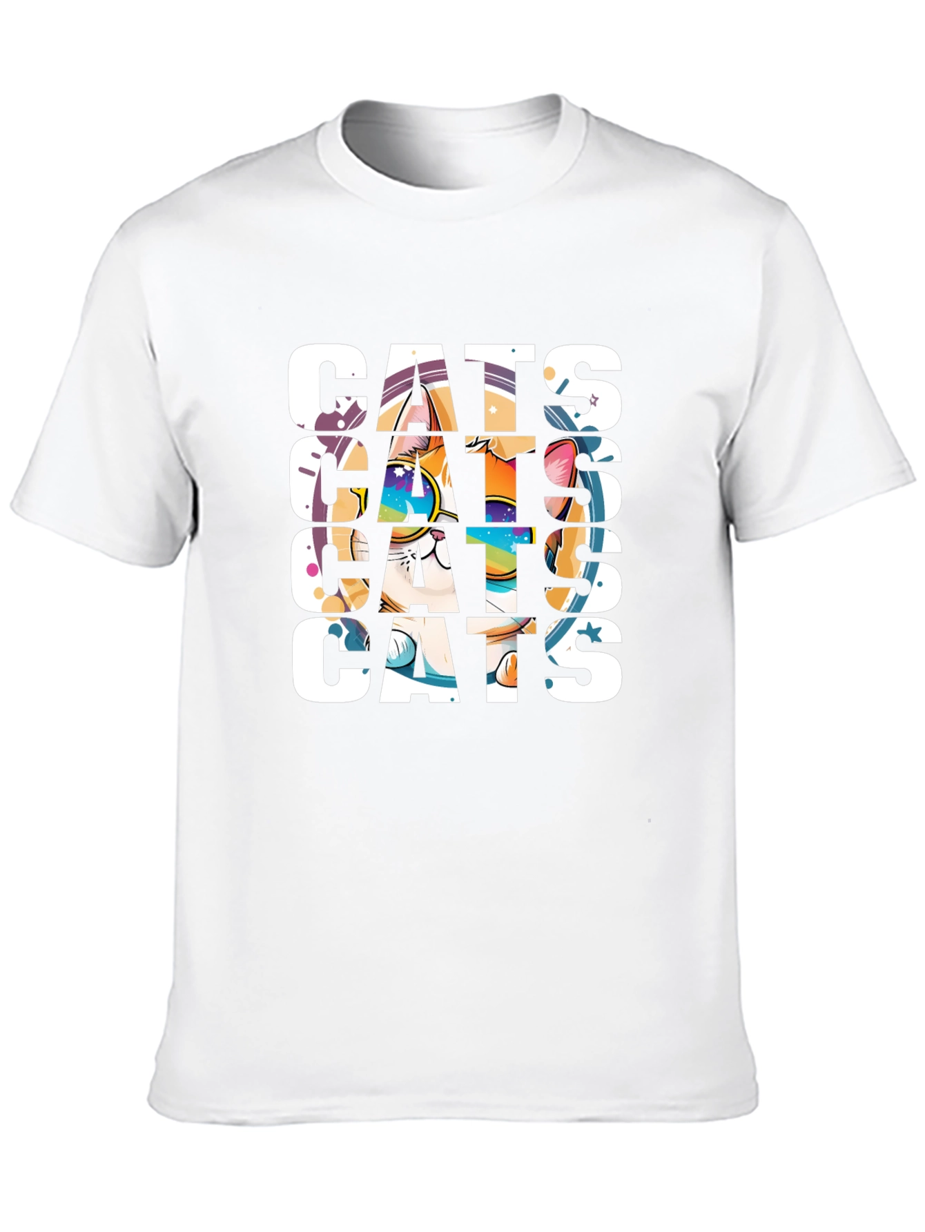 Cool Cats Graphic Tee - Unisex Black T-Shirt