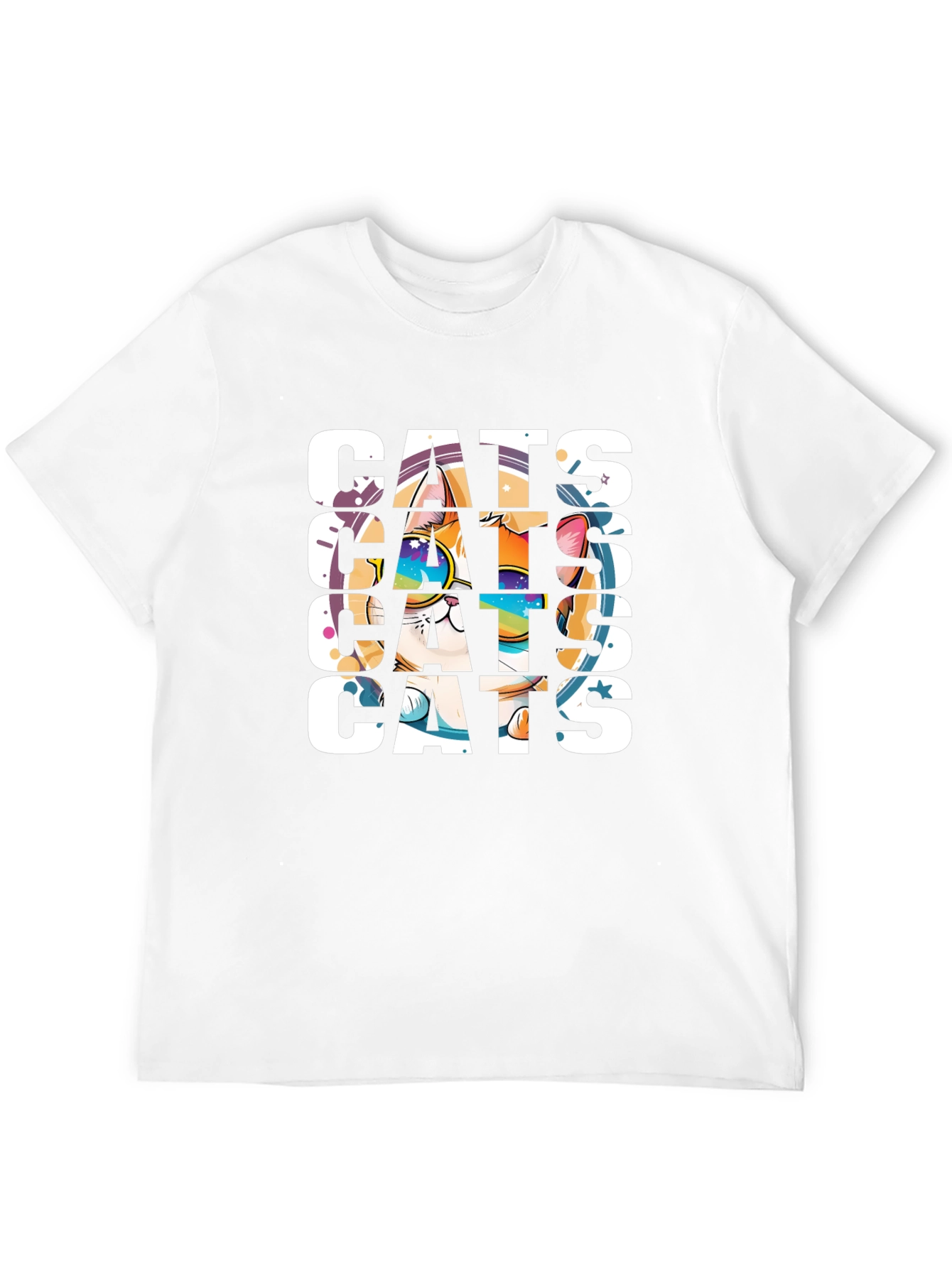 Cool Cats Graphic Tee - Unisex Black T-Shirt