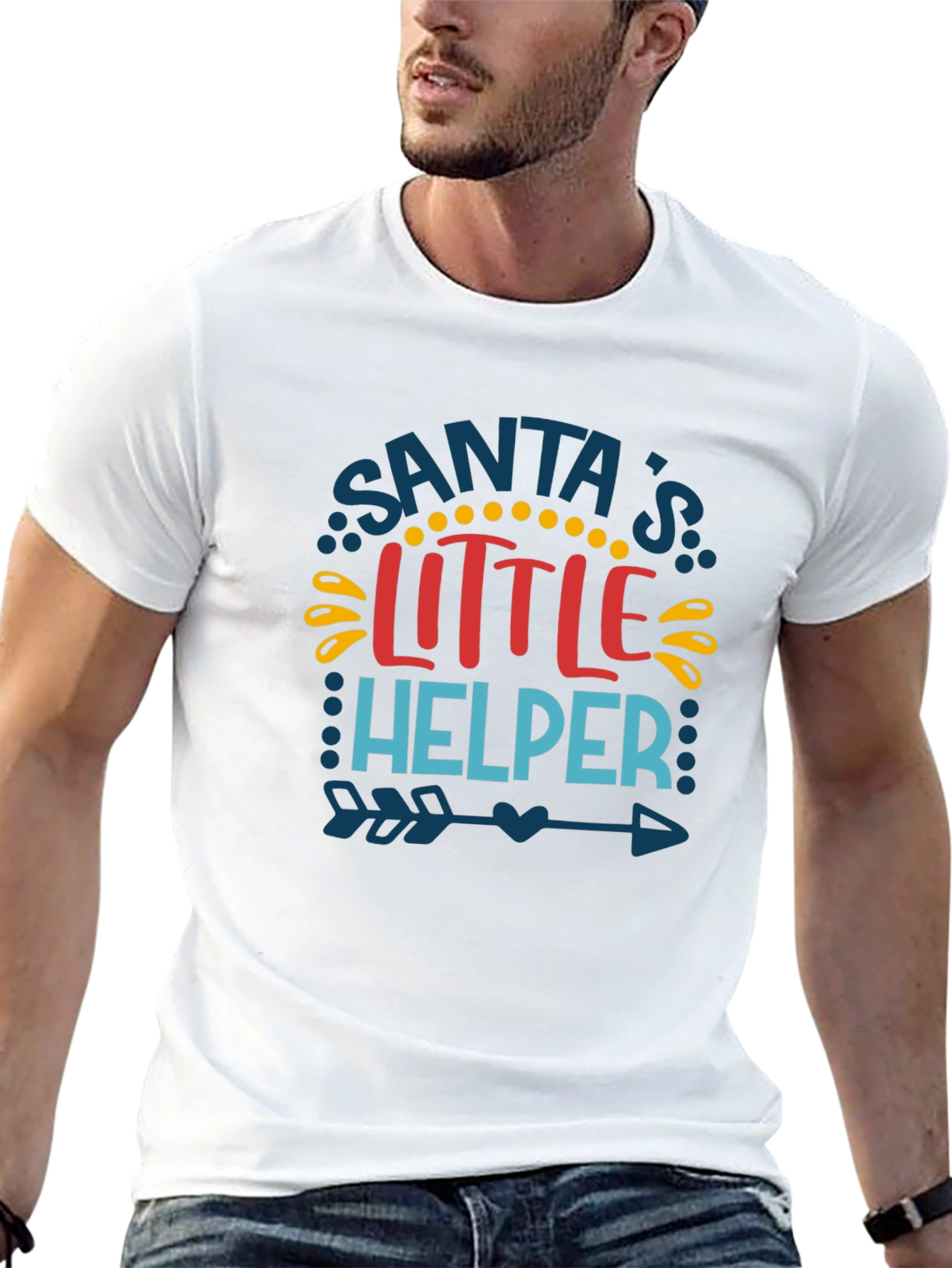 Santas Little Helper T-Shirt - Holiday Cheer