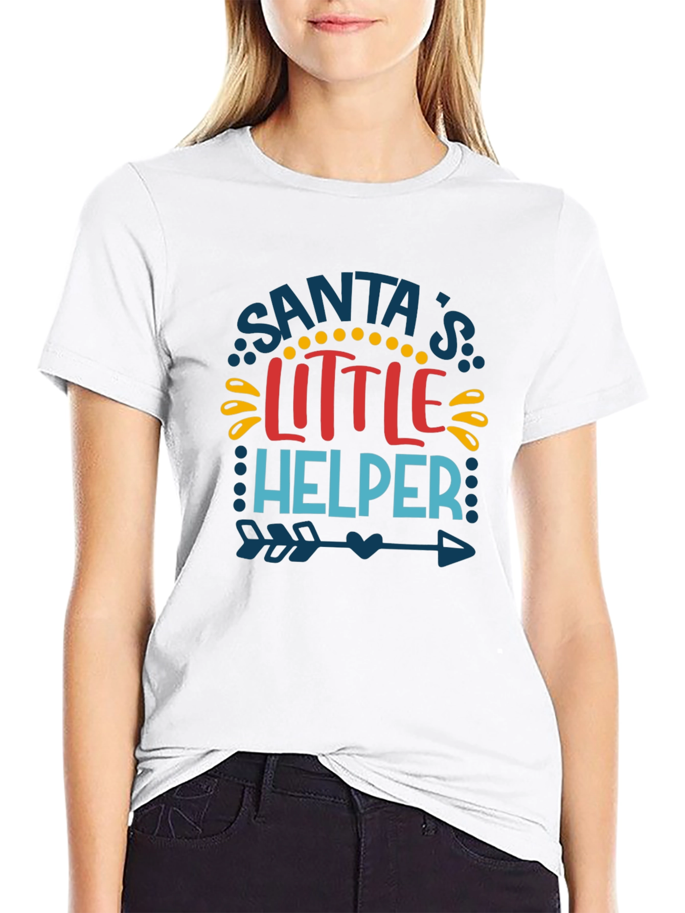 Santas Little Helper T-Shirt - Holiday Cheer