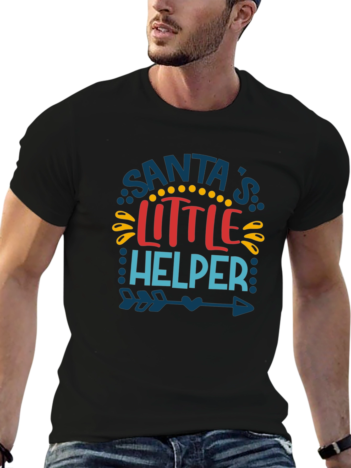 Santas Little Helper T-Shirt - Holiday Cheer