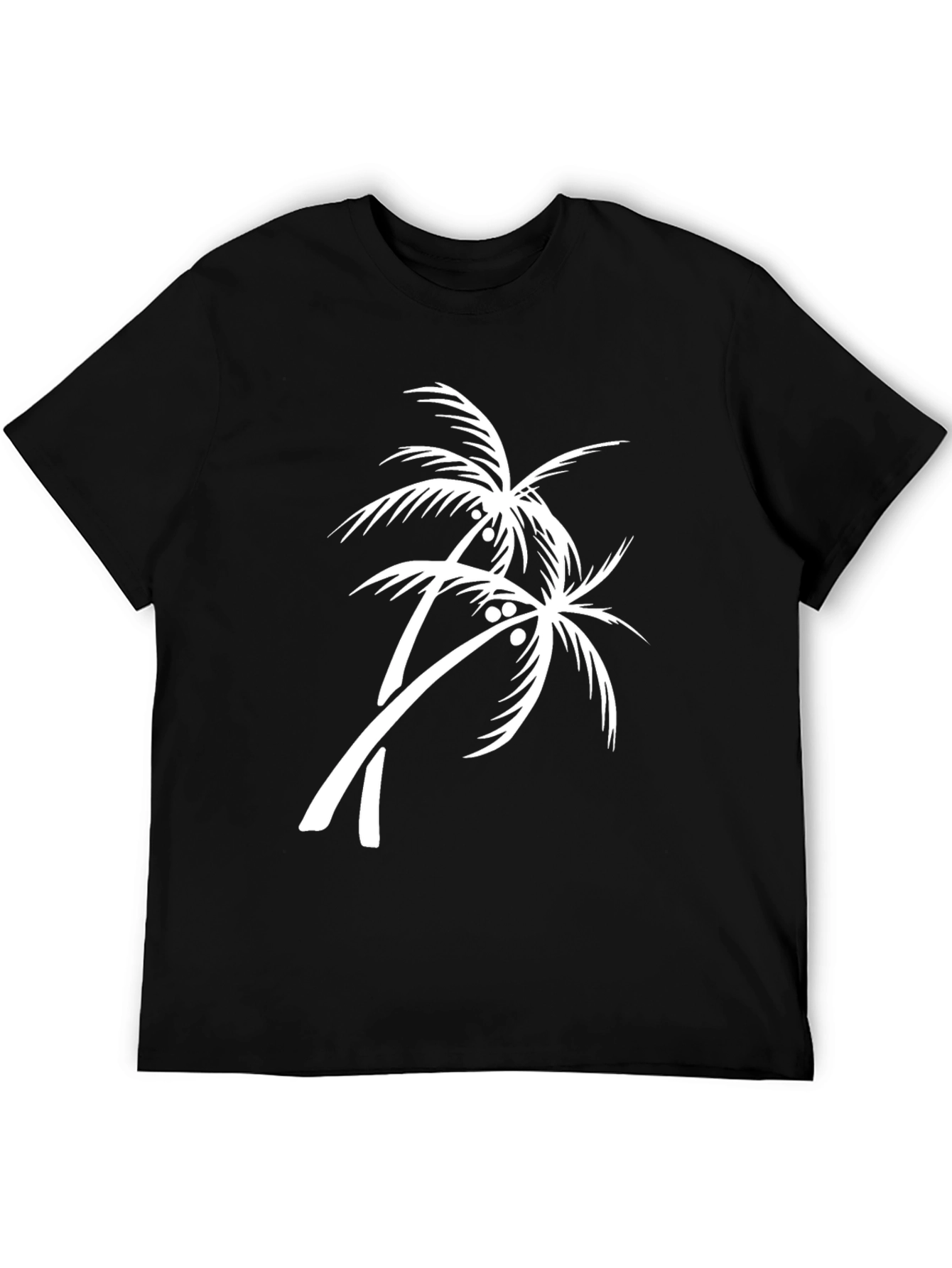 Palm Tree Graphic T-Shirt - Summer Beach Vibes