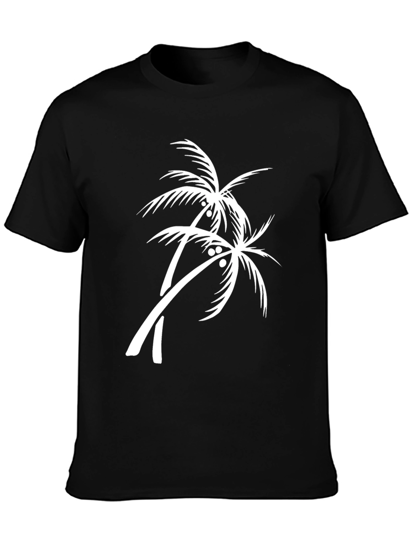 Palm Tree Graphic T-Shirt - Summer Beach Vibes