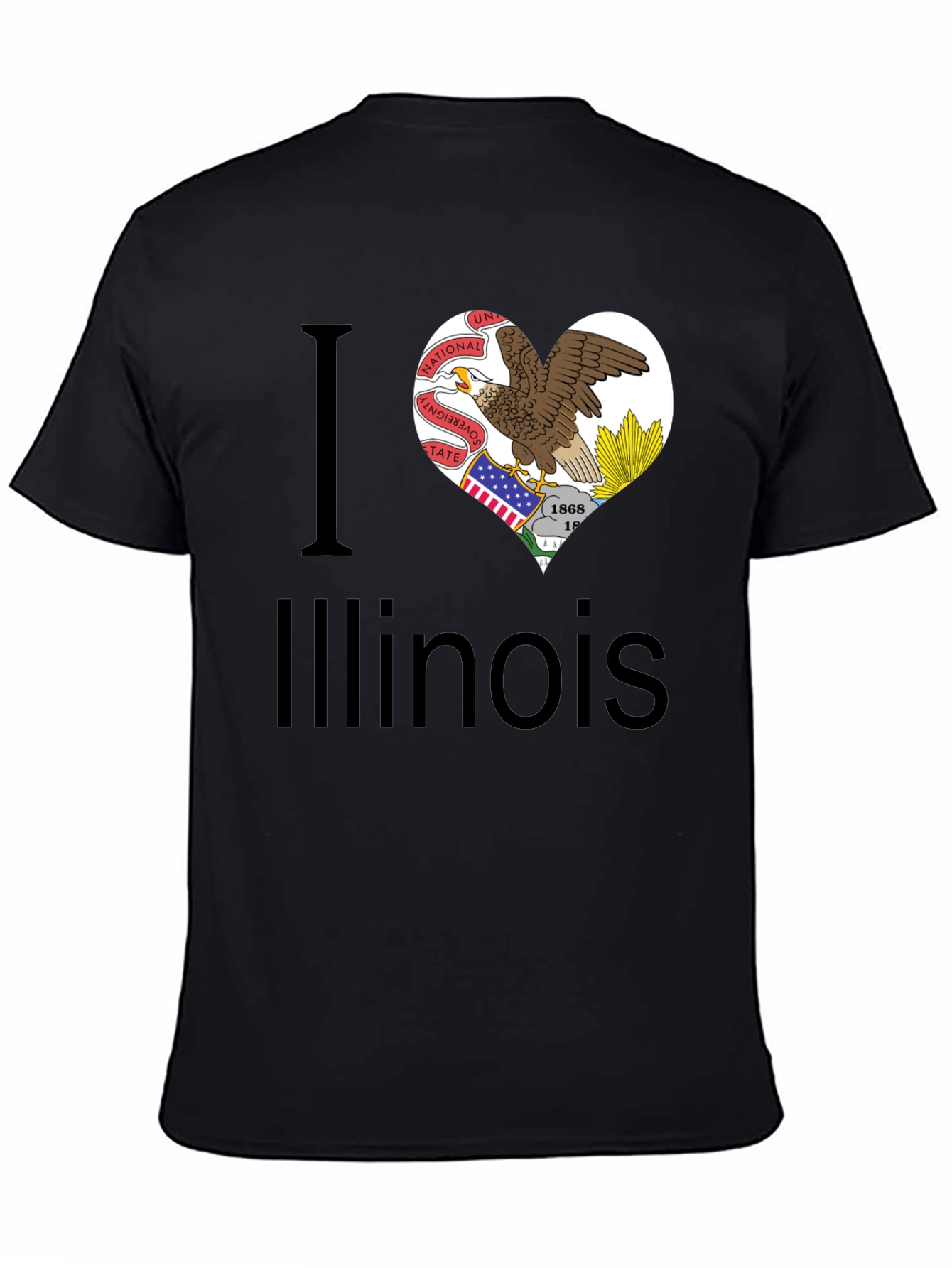 I Heart Illinois State Pride T-Shirt