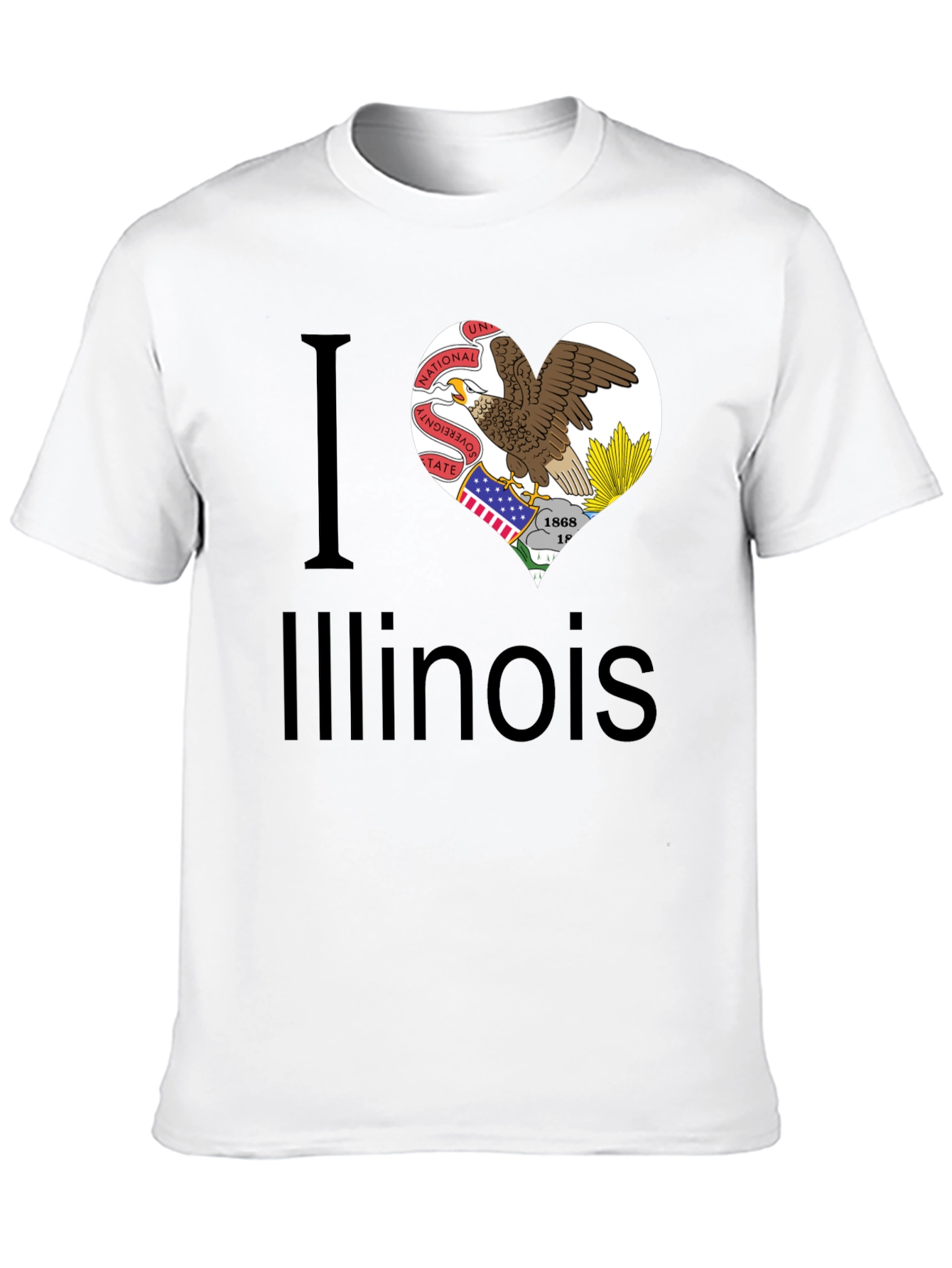I Heart Illinois State Pride T-Shirt