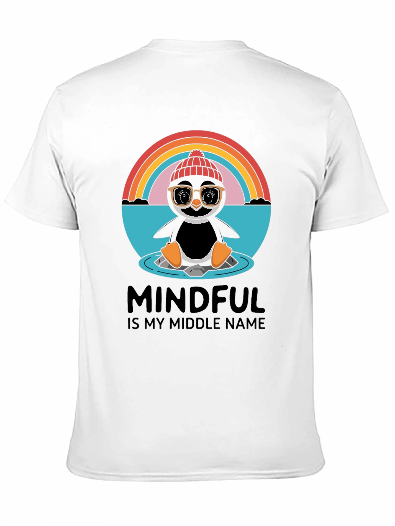 Mindful Penguin Graphic Tee