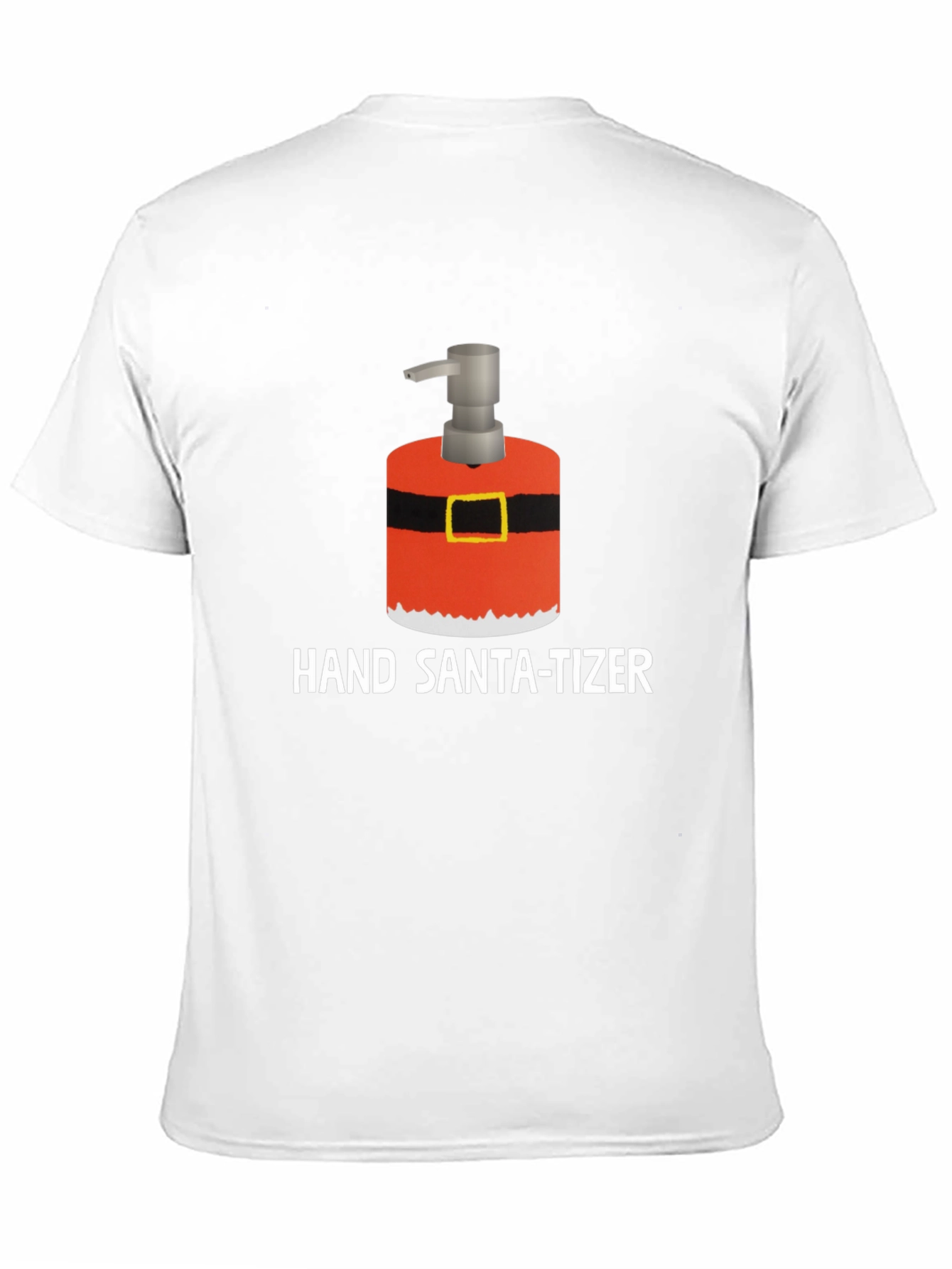 Hand Santa-tizer Black Holiday T-Shirt