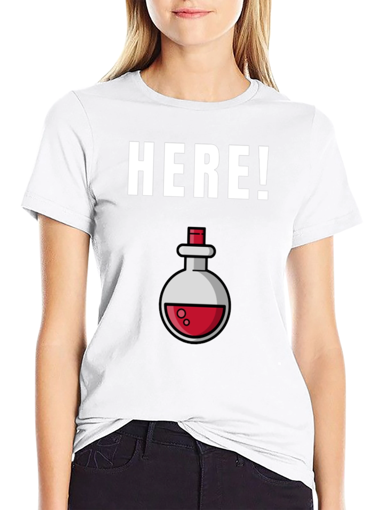 HERE! T-Shirt Potion Lab Humor