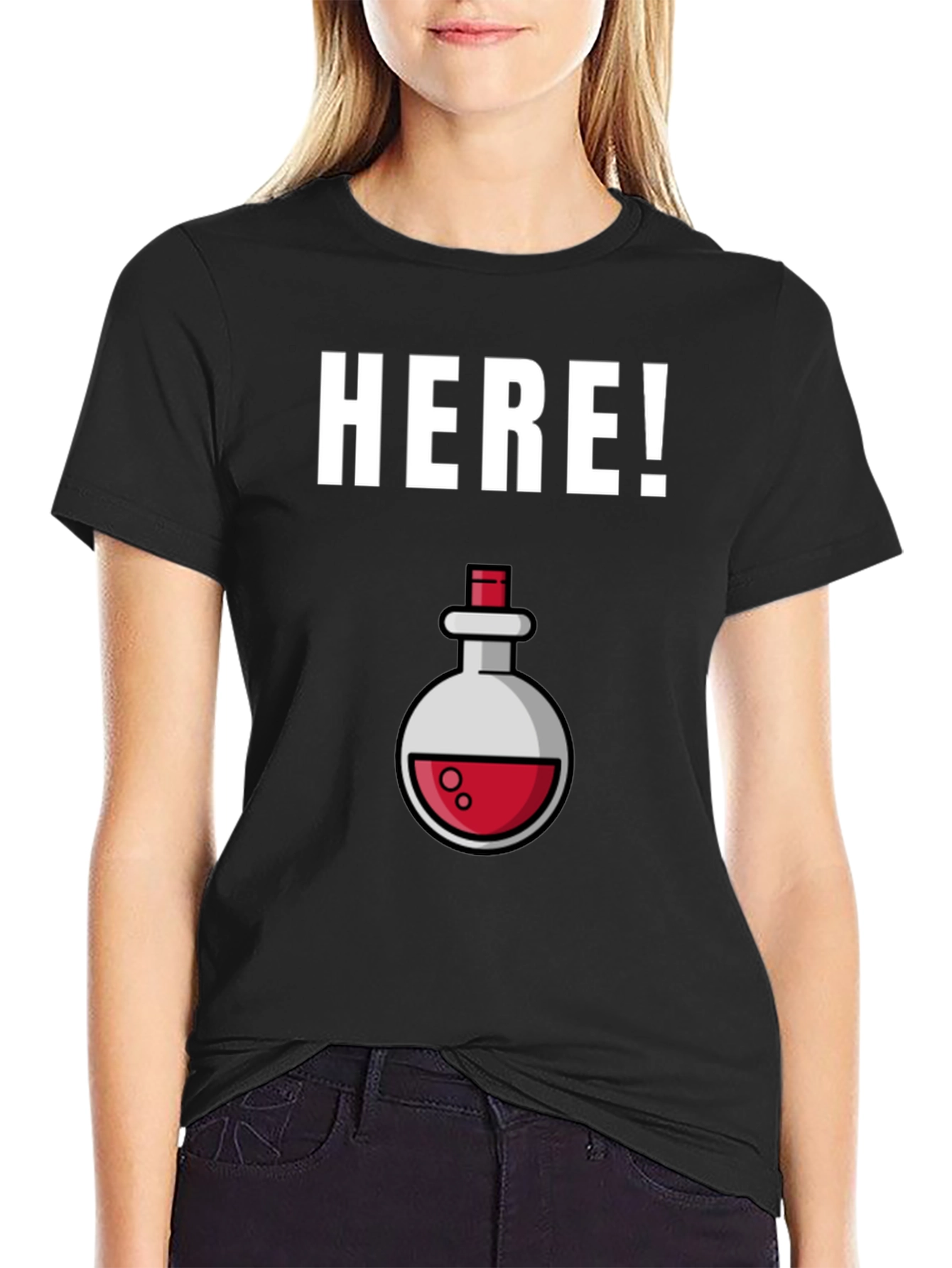 HERE! T-Shirt Potion Lab Humor