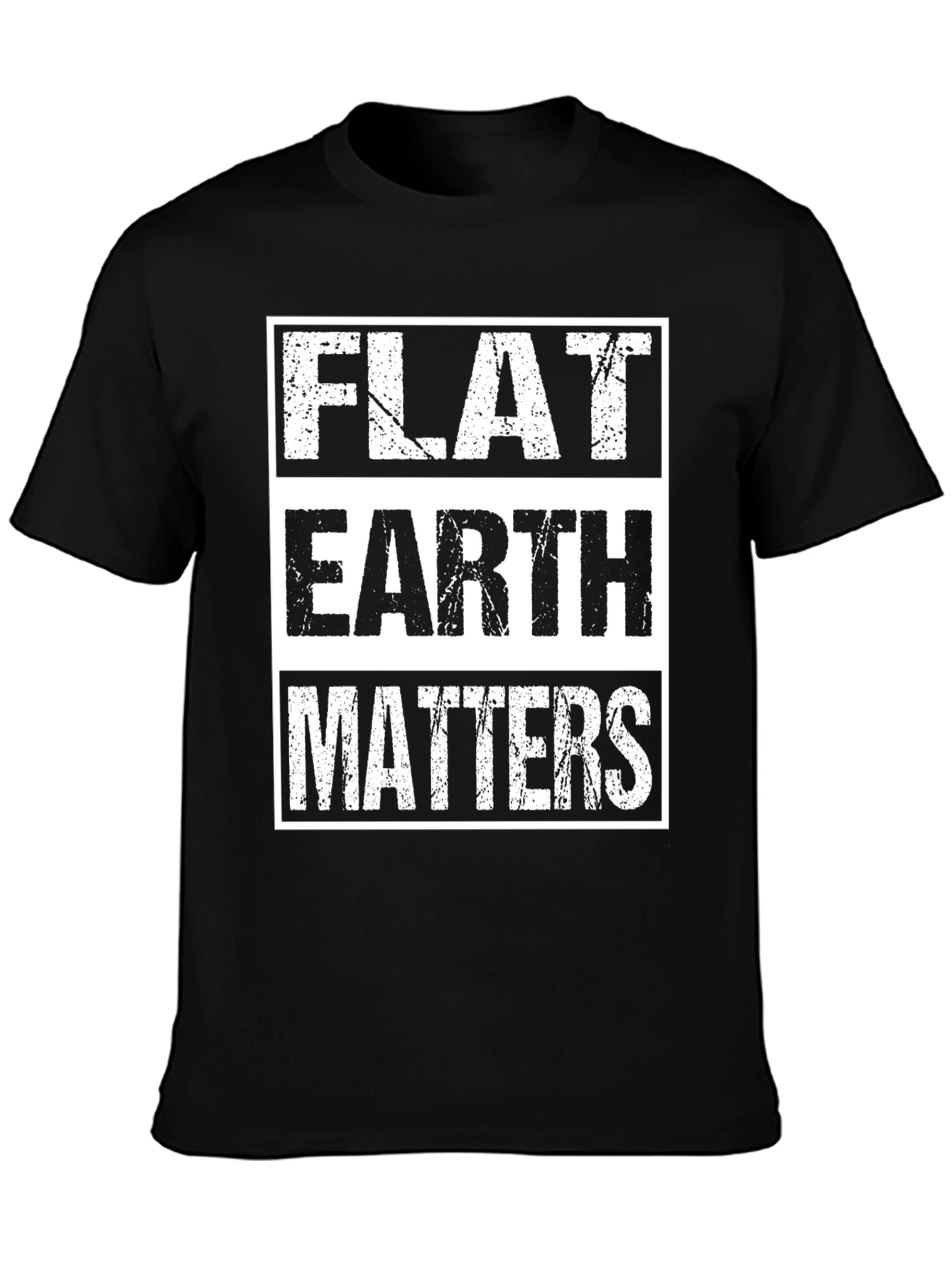 Flat Earth Matters Graphic Tee Shirt