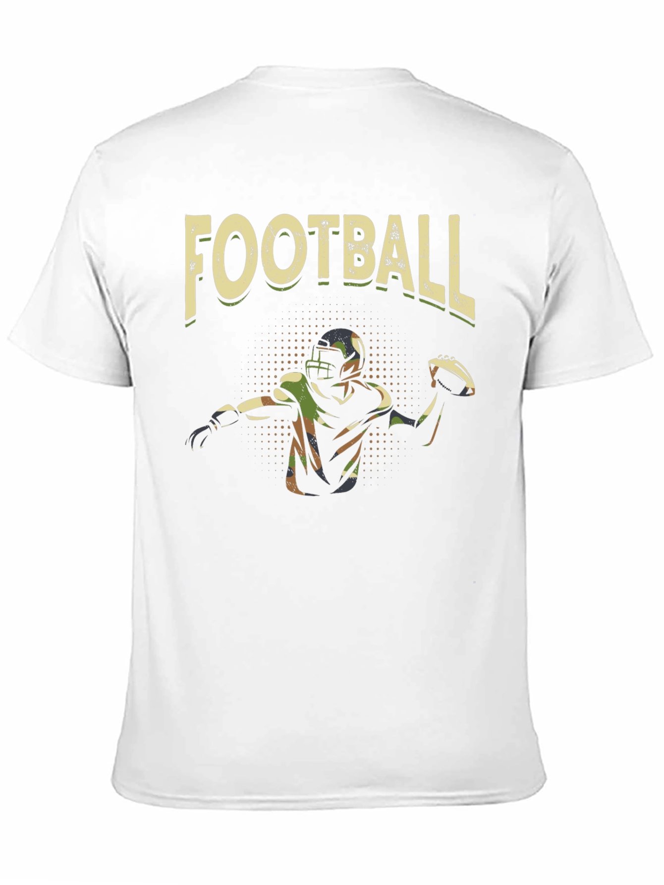 Football Player Camo T-Shirt
