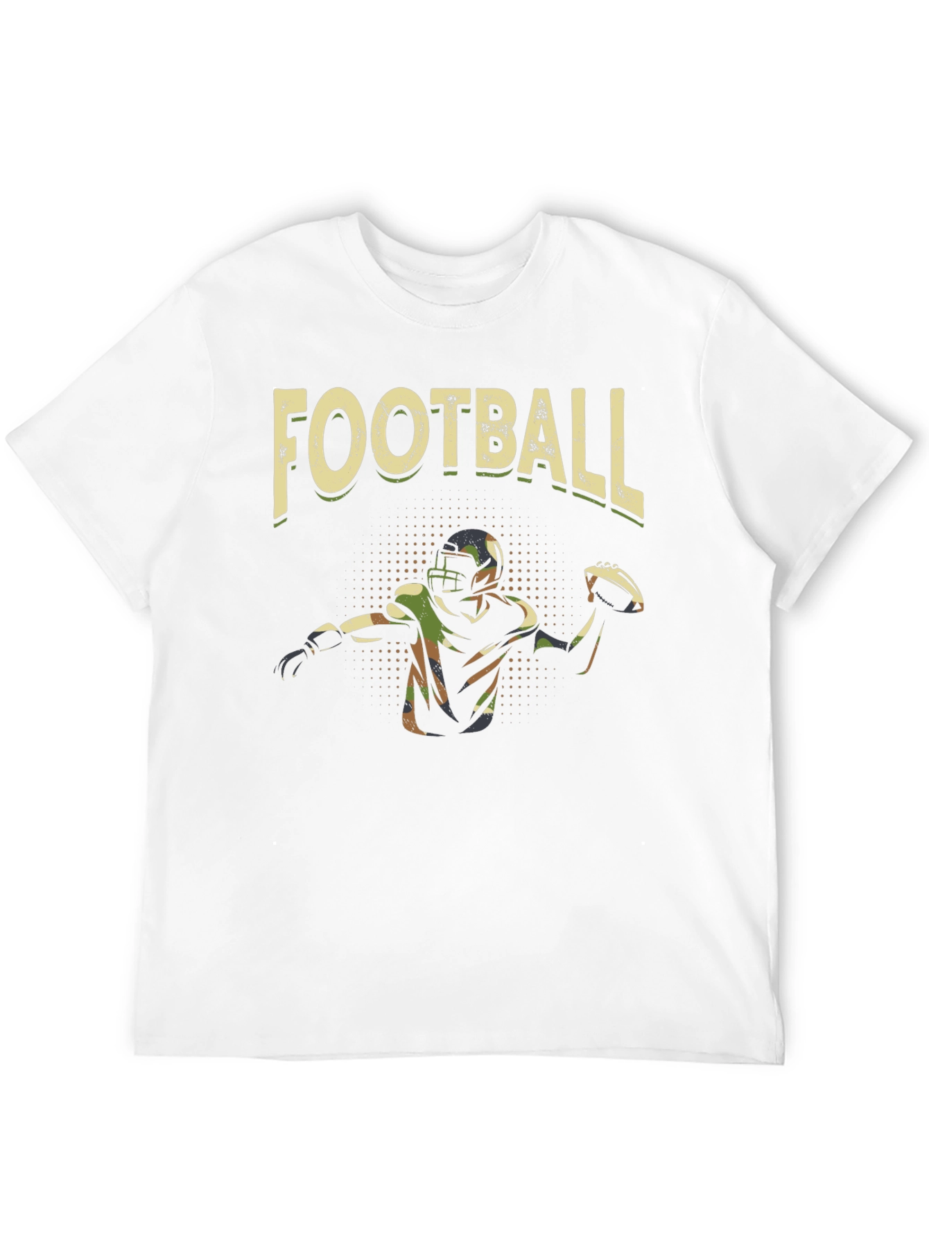 Football Player Camo T-Shirt