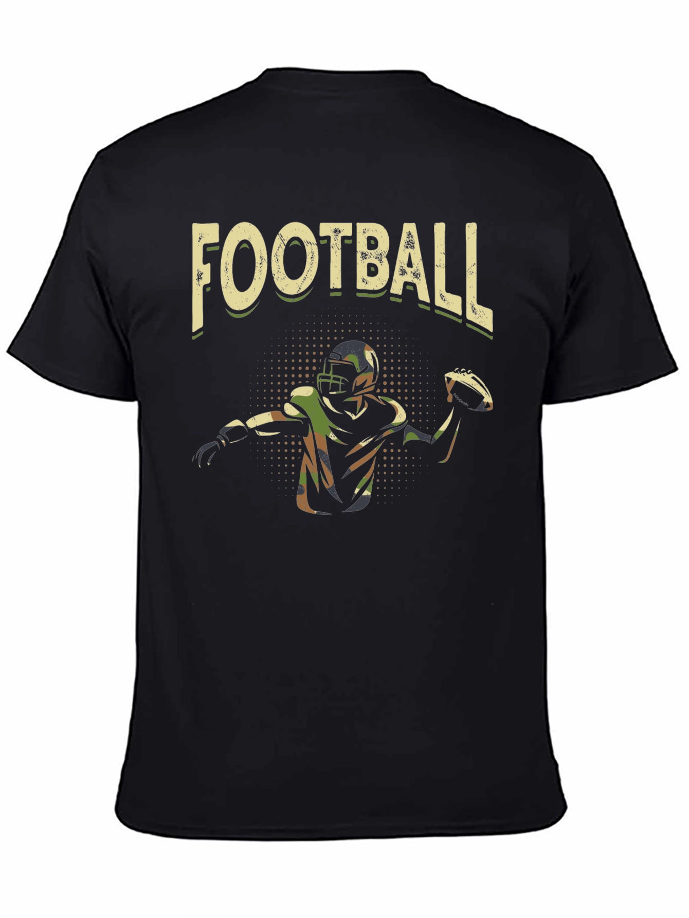 Football Player Camo T-Shirt
