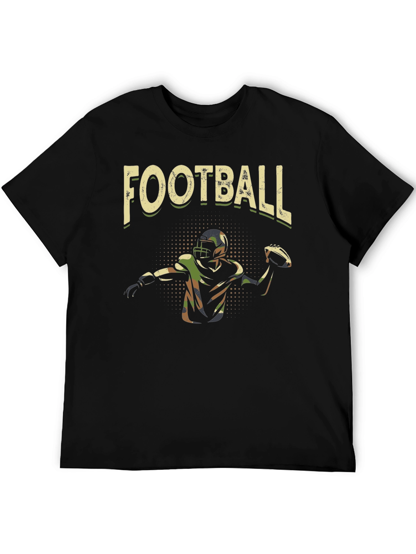 Football Player Camo T-Shirt