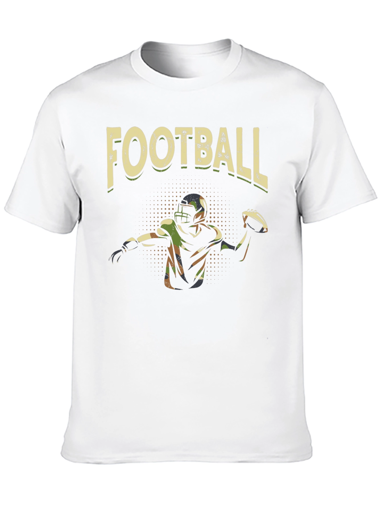 Football Player Camo T-Shirt