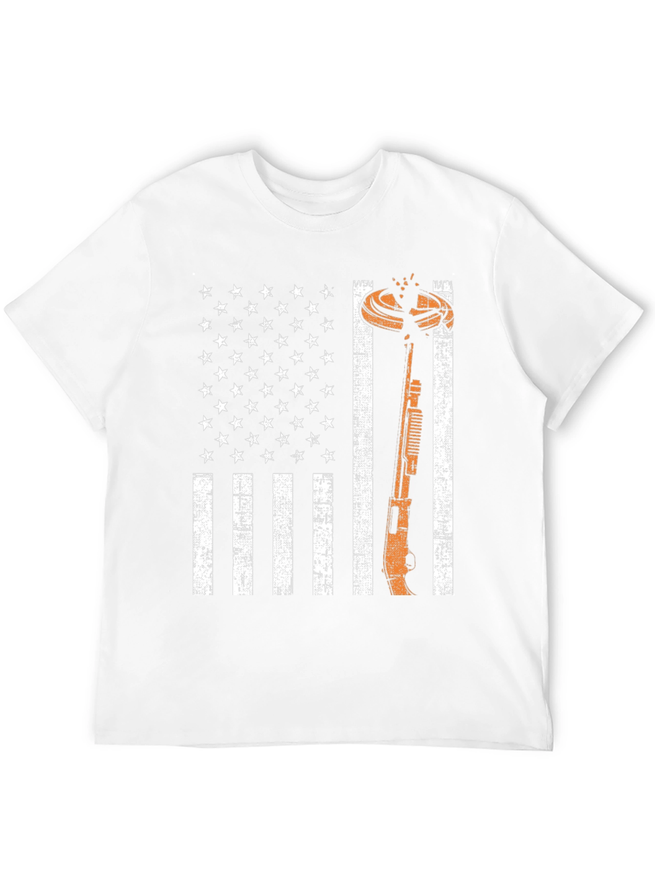 American Flag Skeet Shooting T-Shirt