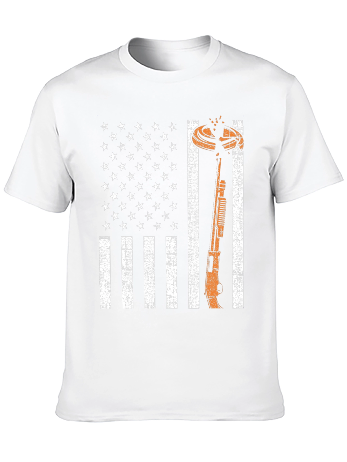 American Flag Skeet Shooting T-Shirt