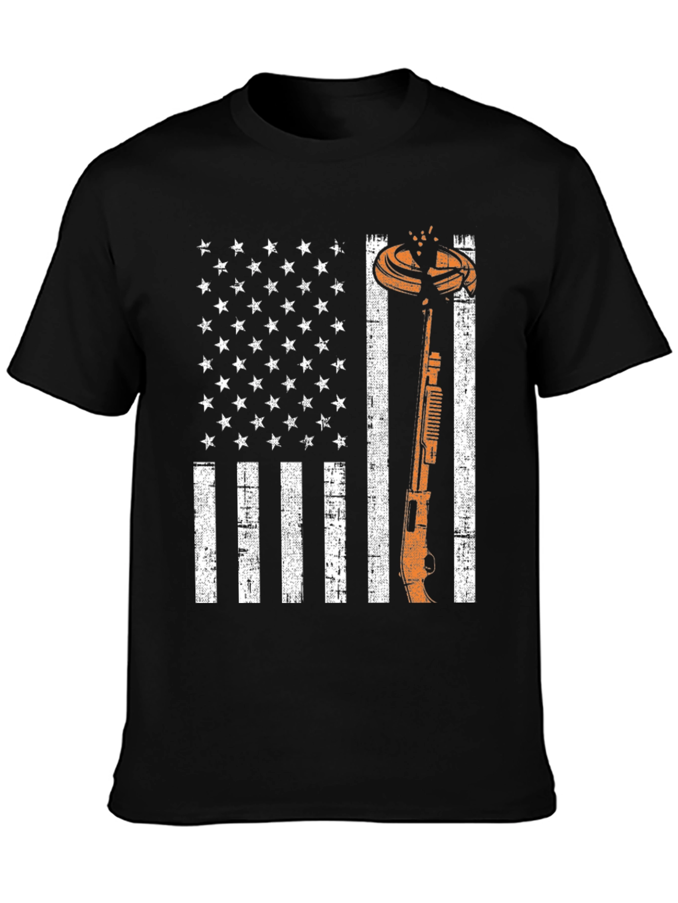 American Flag Skeet Shooting T-Shirt