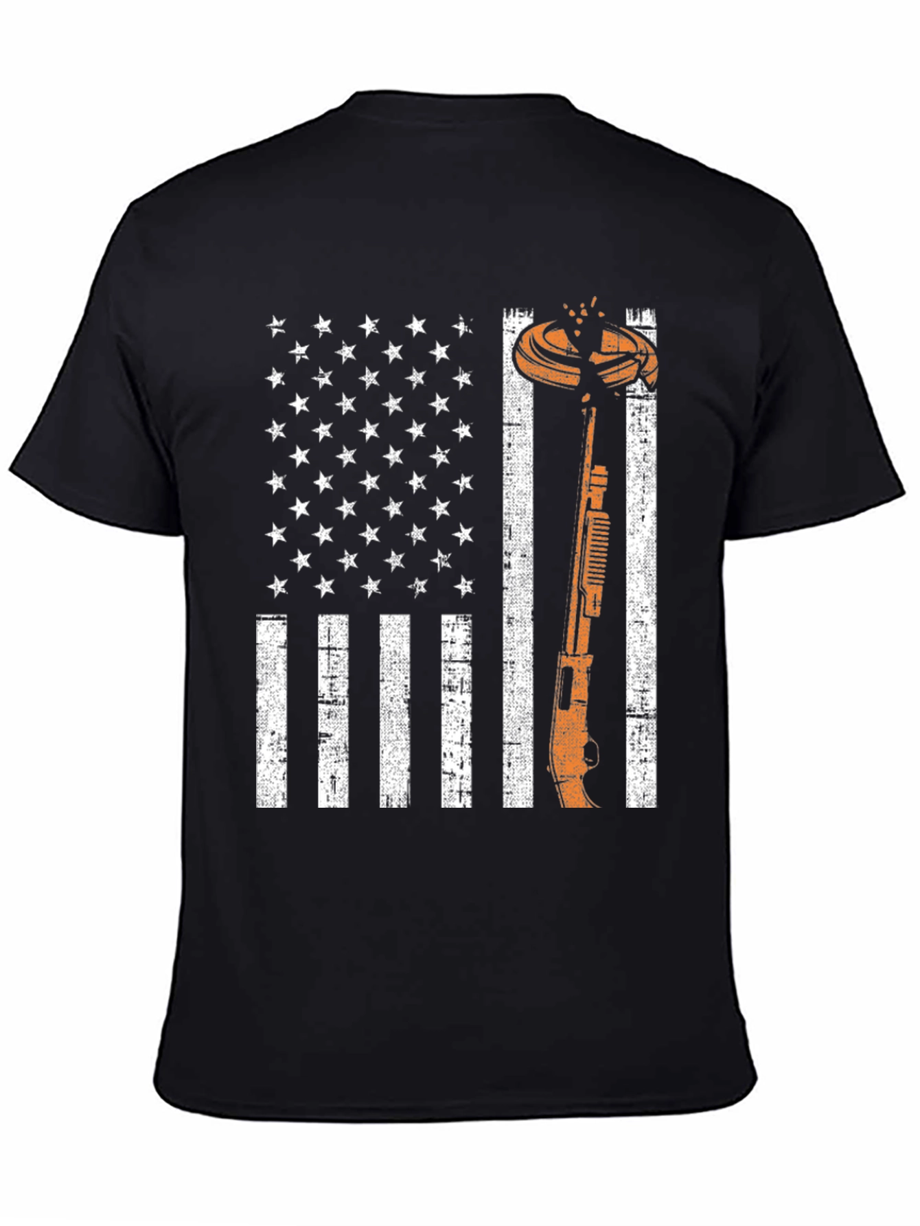American Flag Skeet Shooting T-Shirt