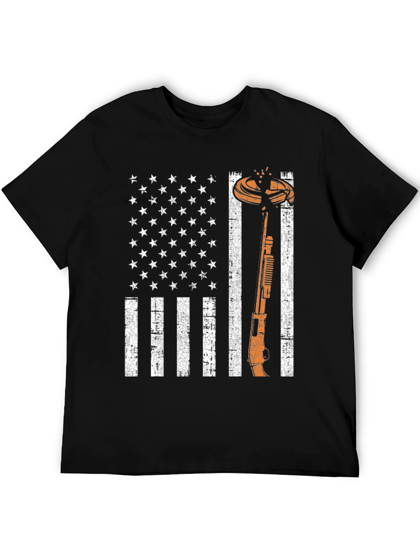American Flag Skeet Shooting T-Shirt