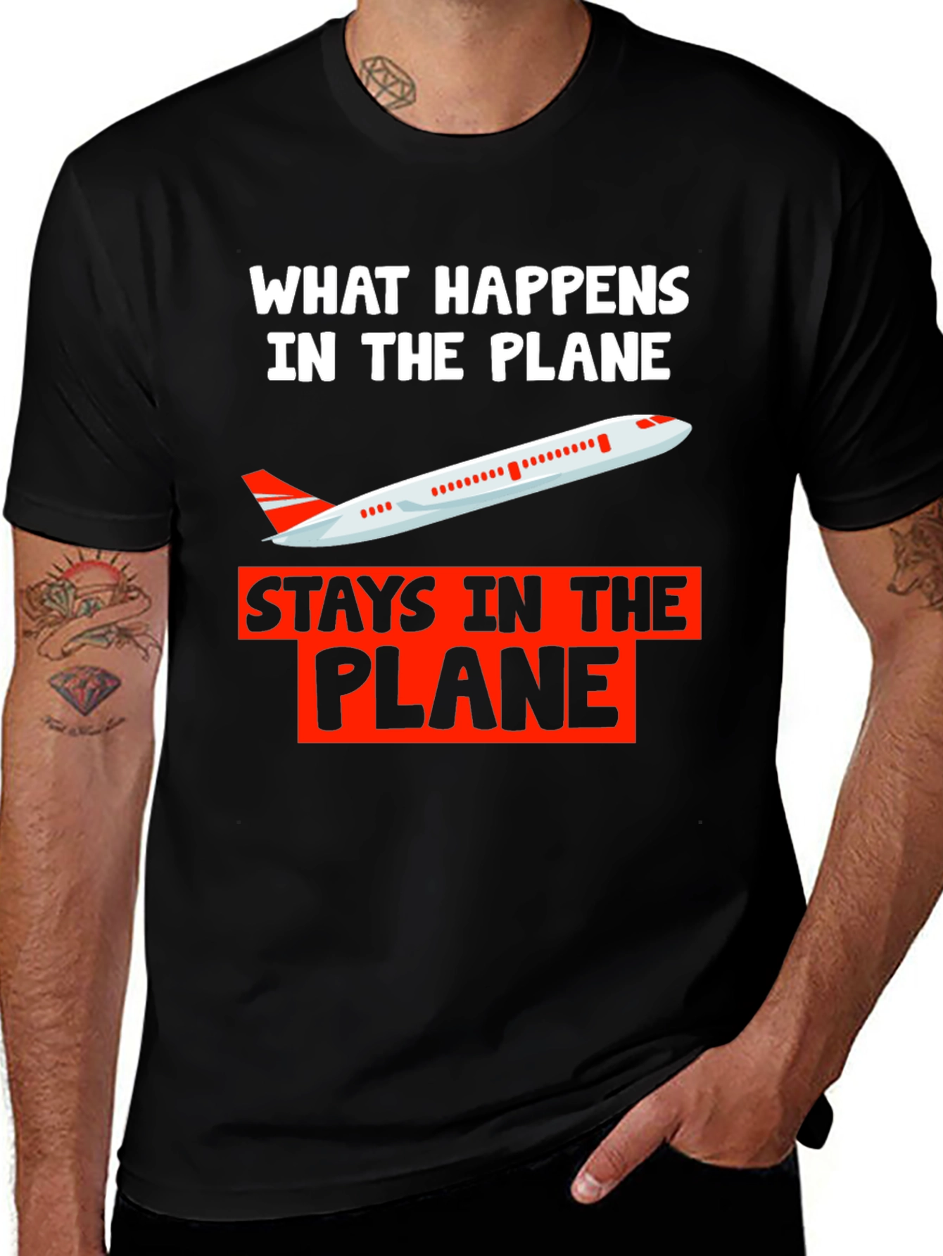 What Happens in The Plane T-Shirt