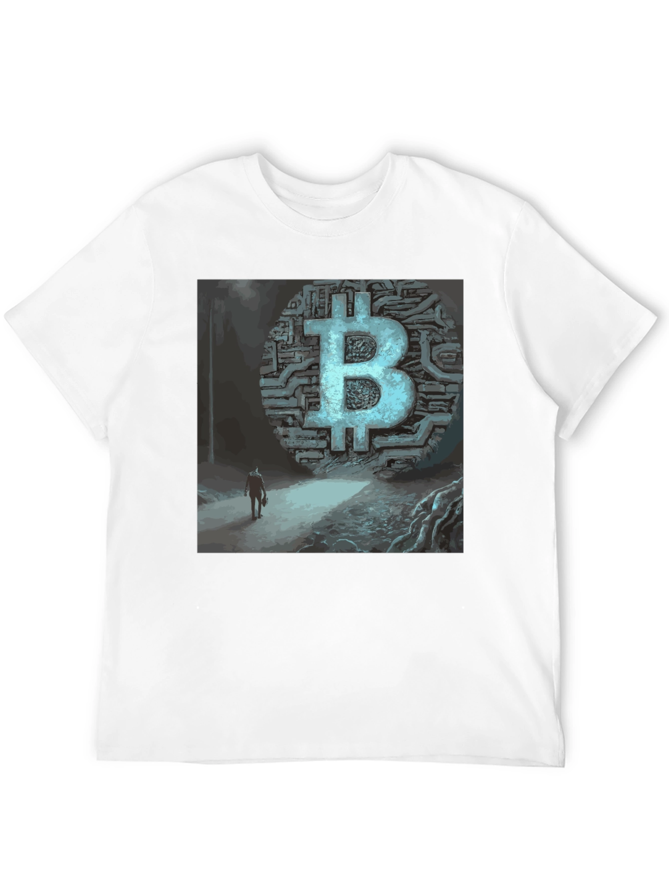 Bitcoin T-Shirt Crypto Art Tee