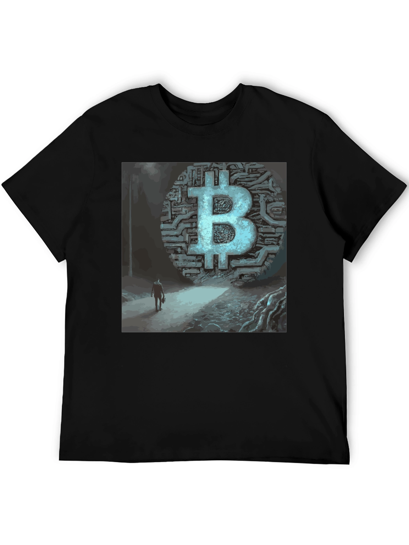 Bitcoin T-Shirt Crypto Art Tee
