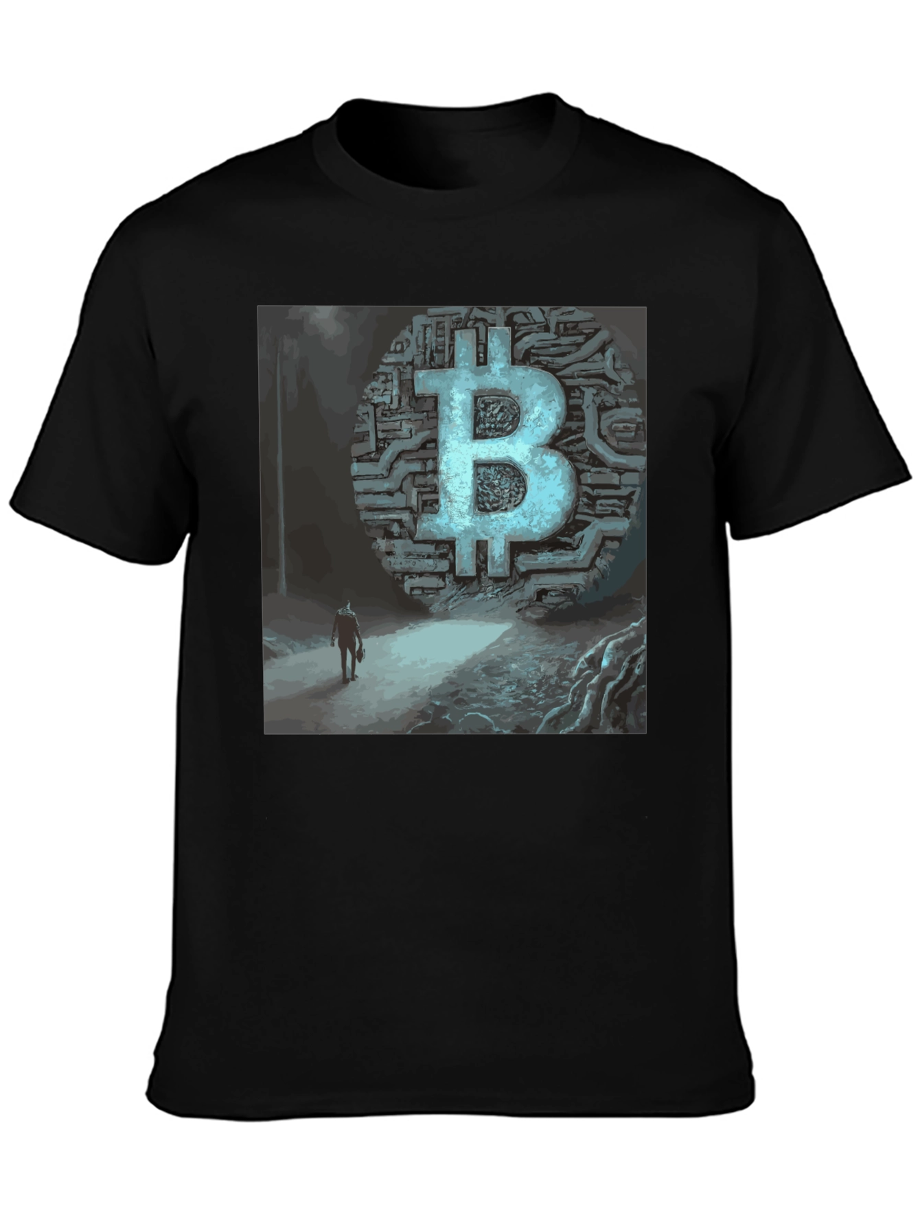 Bitcoin T-Shirt Crypto Art Tee