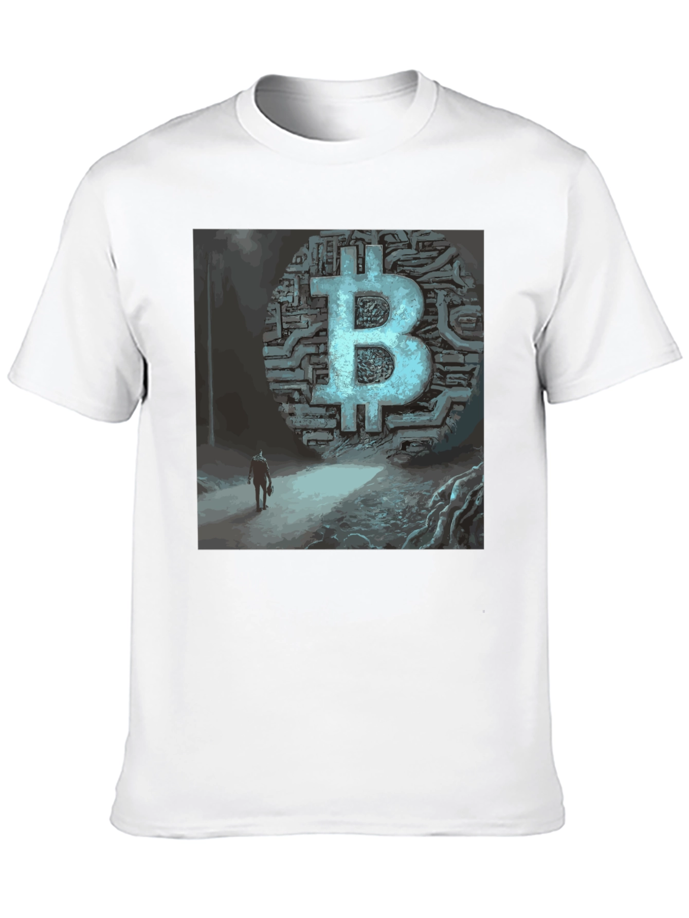 Bitcoin T-Shirt Crypto Art Tee