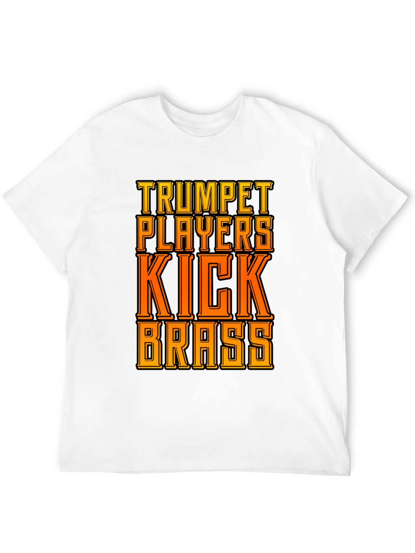 Trumpet Players Kick Brass Graphic Tee