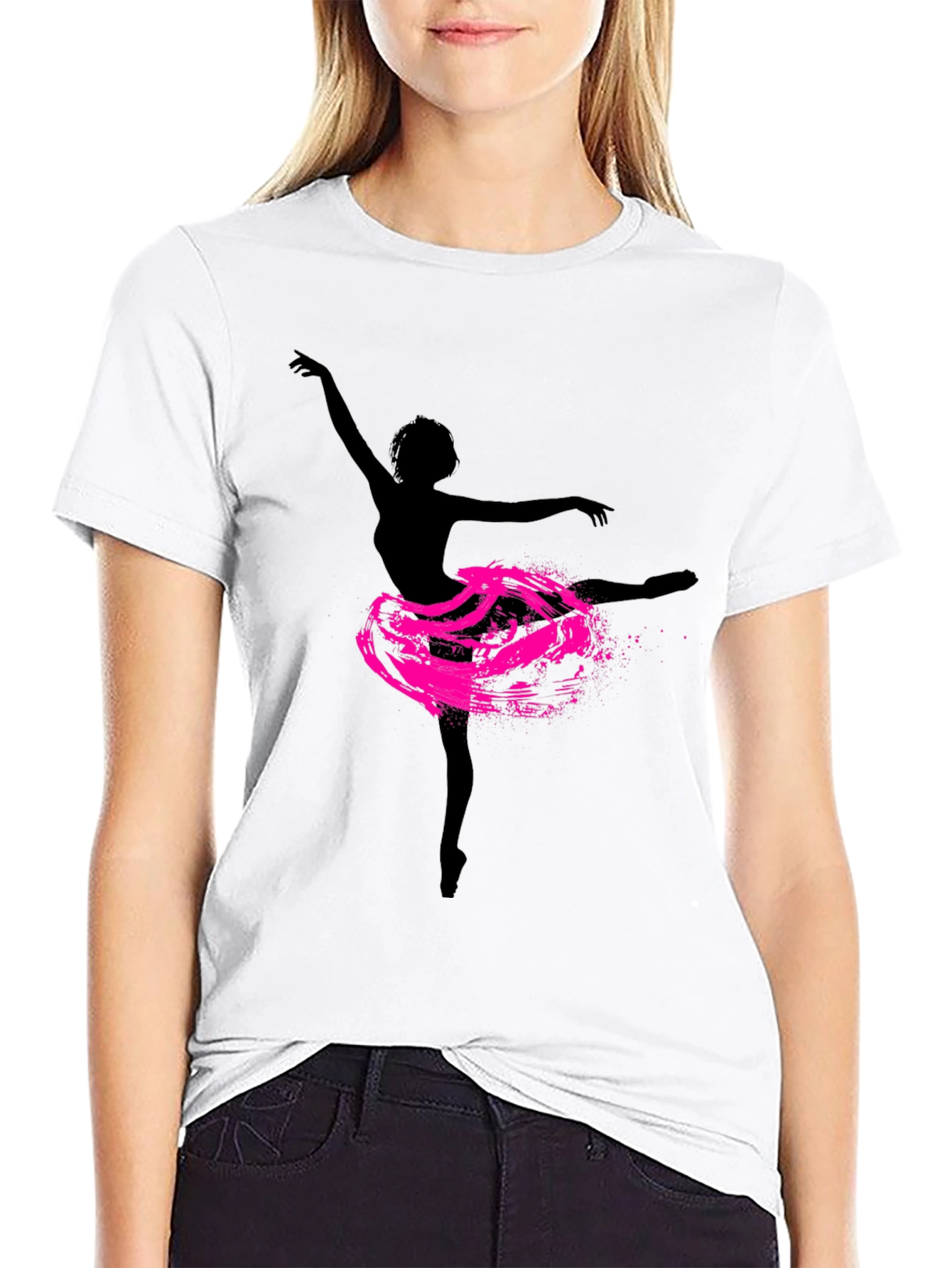 Ballerina Graphic Tee - Stylish Mens T-Shirt