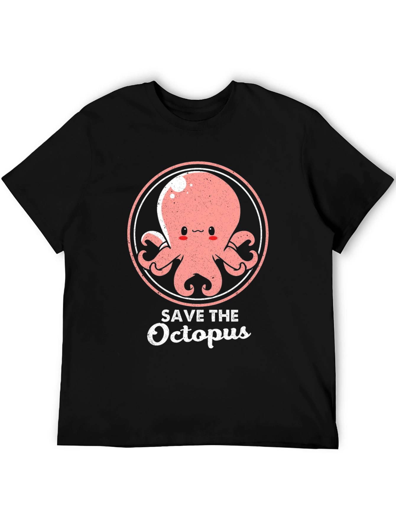 Save the Octopus Graphic Tee - Cute Conservation T-Shirt