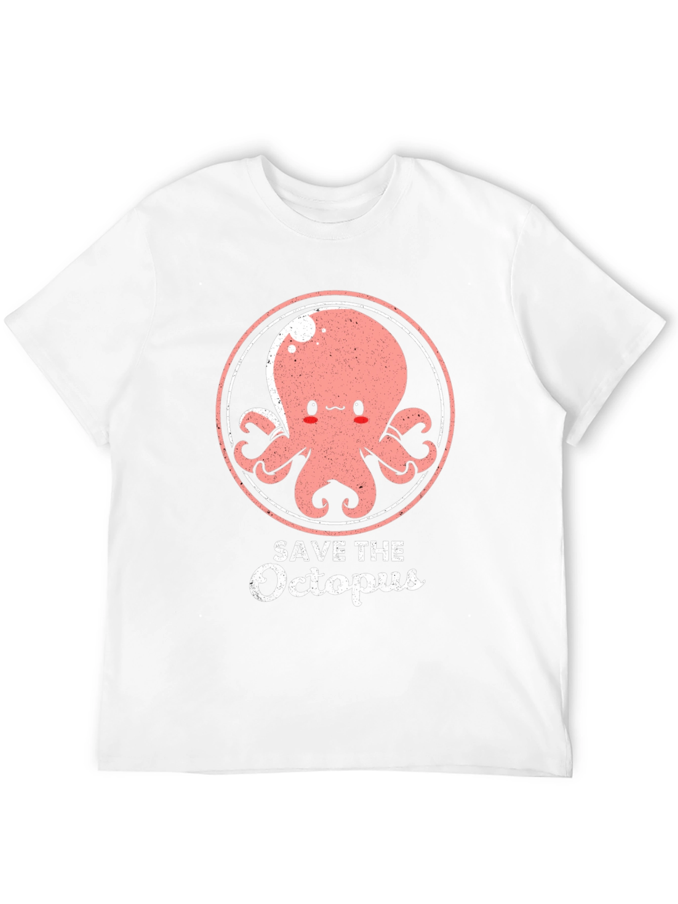 Save the Octopus Graphic Tee - Cute Conservation T-Shirt