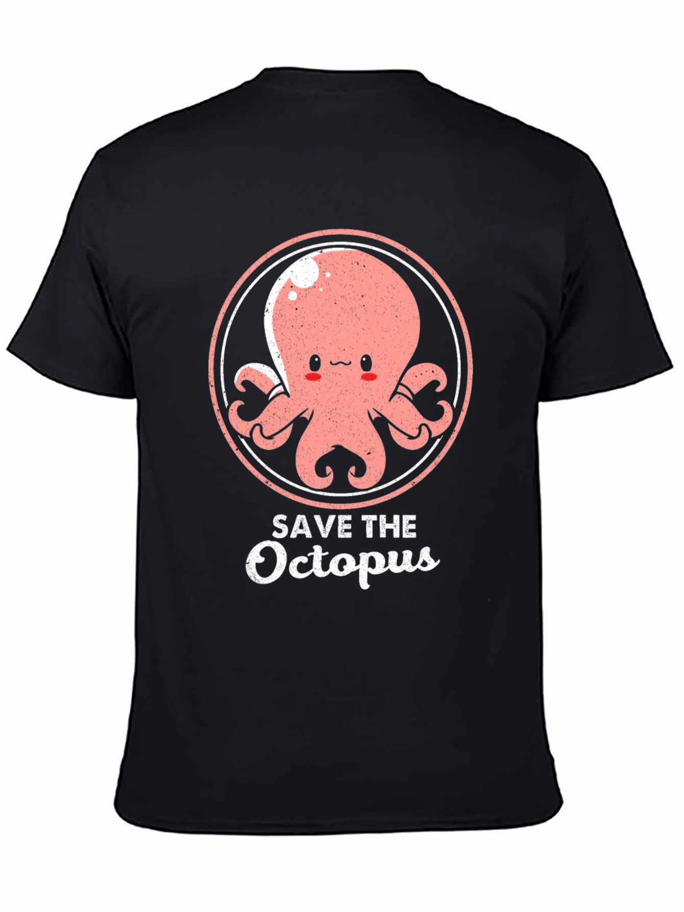 Save the Octopus Graphic Tee - Cute Conservation T-Shirt