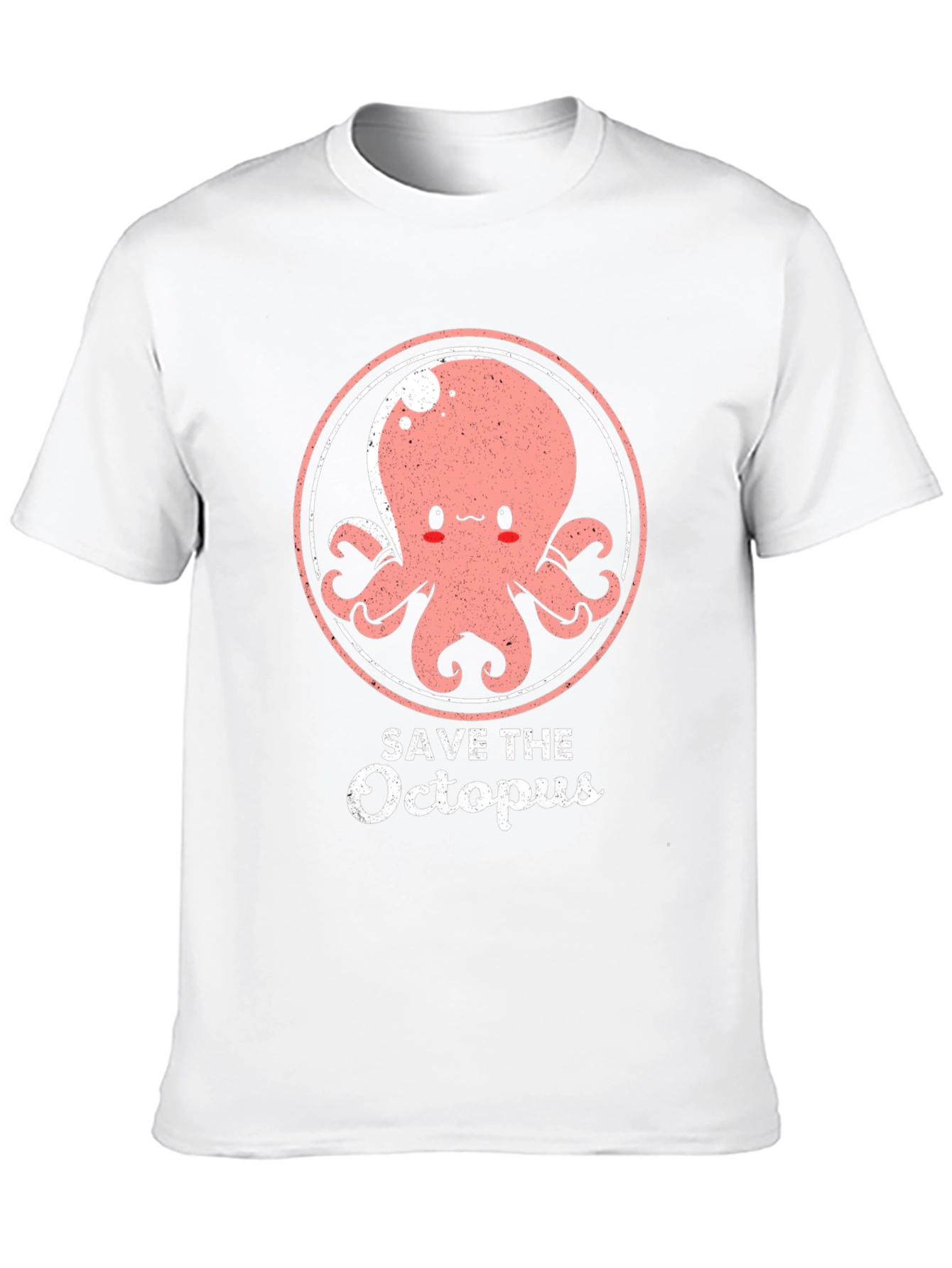 Save the Octopus Graphic Tee - Cute Conservation T-Shirt