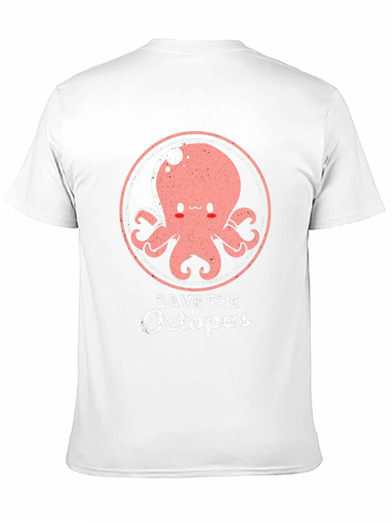 Save the Octopus Graphic Tee - Cute Conservation T-Shirt