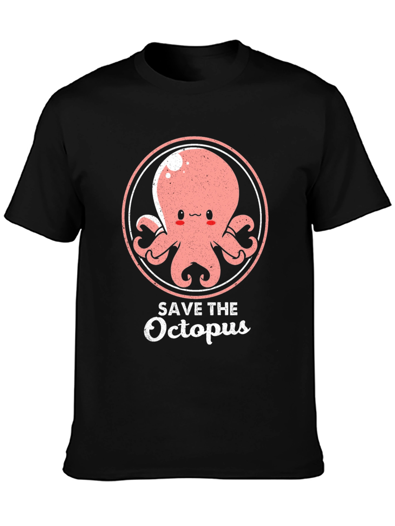 Save the Octopus Graphic Tee - Cute Conservation T-Shirt