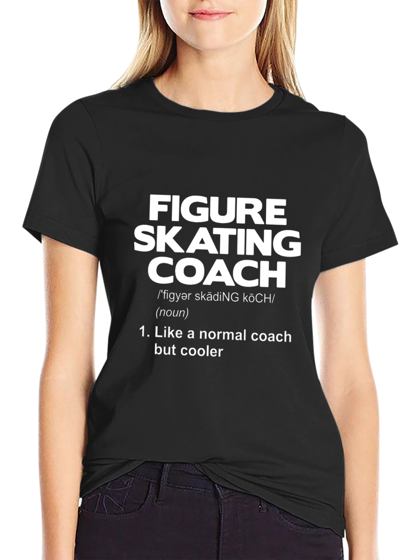 Figure Skating Coach T-Shirt - Cool Definition